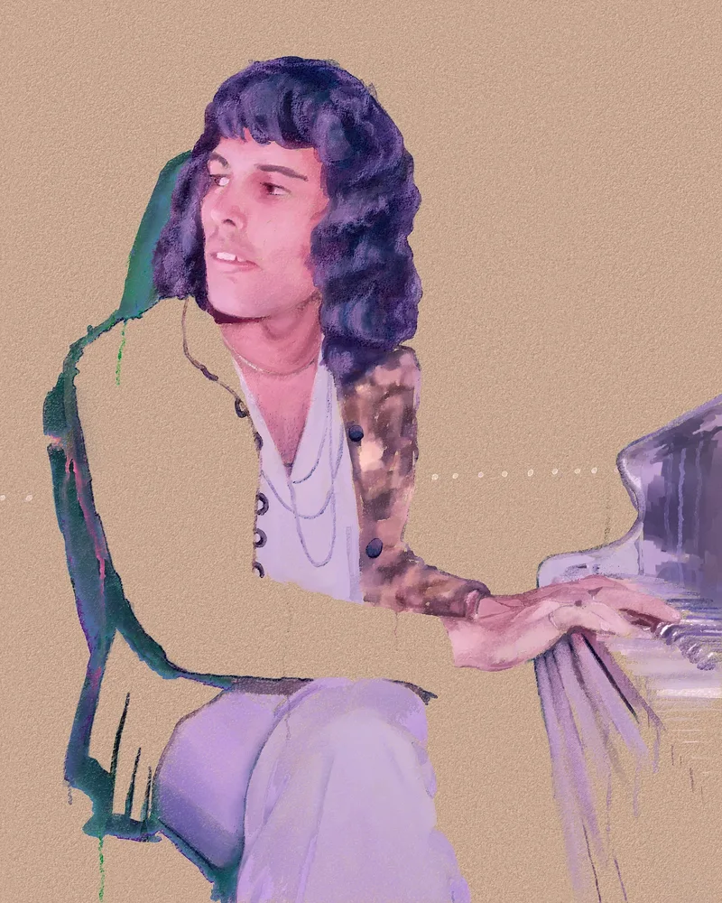 Freddie Mercury Portrait